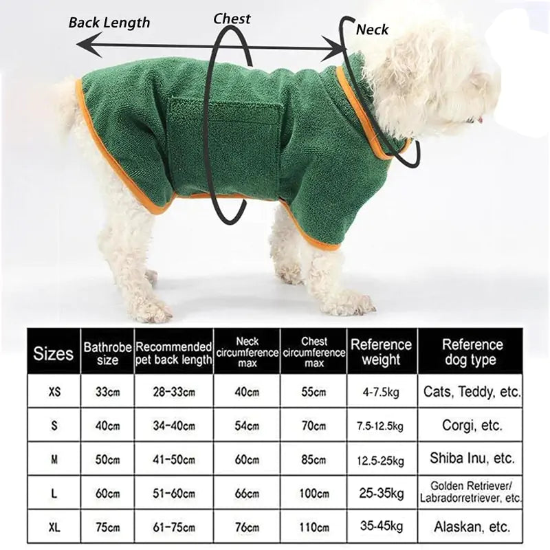 Dogs Bathrobe Bath Towel