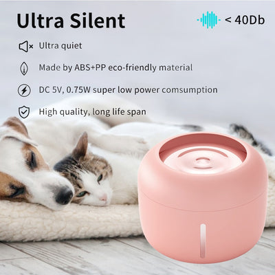 Pet Drinking Fountain With Filter